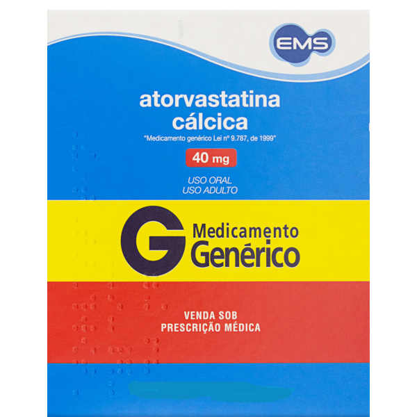 ATORVASTATINA CÁLCICA 40 MG - 30 COMPRIMIDOS